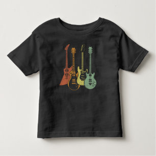 gitarist Colorful Musical Instruars Kinder Shirts
