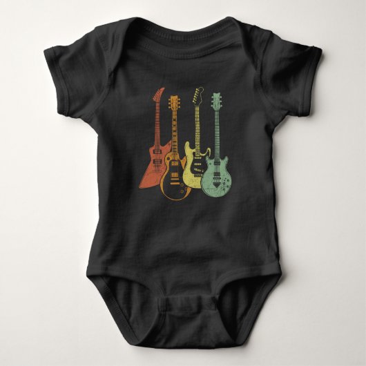 gitarist Colorful Musical Instruars Romper (Voorkant)