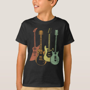gitarist Colorful Musical Instruars T-shirt