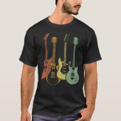 gitarist Colorful Musical Instruars T-shirt (Voorkant)