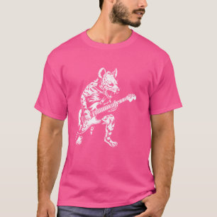 Gitarist Gitaar - Gitaarspeler Hyena Vader Moeder T-shirt