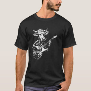 Gitarist Gitaar - Koe Boer Fokker Devon Rundvee T-shirt