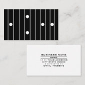 Gitarist Gitaarlessen Muziekdocent Instructeur Visitekaartje (Voorkant / Achterkant)