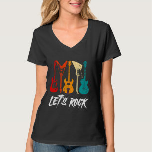 Gitarist Gitaarspeler Rock Music Lover Mannen Vrou T-shirt