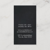 Gitarist Gitarist Muzikant Visitekaartje (Achterkant)