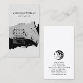 Gitarist Gitarist Speler Muziek Muzikant Visitekaartje (Voorkant / Achterkant)