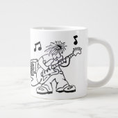 gitarist grote koffiekop (Rechts)
