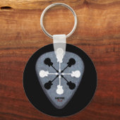 gitarist guitaar sleutelhanger (Voorkant)