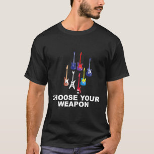gitarist - Guitar kiest uw wapen voor muziek G T-shirt