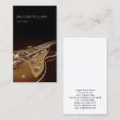 gitarist Guitar Player Visitekaartje (Voorkant / Achterkant)