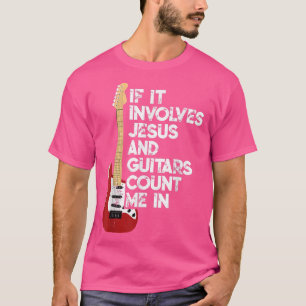 gitarist Jesus Church Worship Guitar Player Chris T-shirt