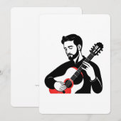 Gitarist Kaart (Voorkant / Achterkant)