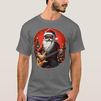 Gitarist Kerst familie T-shirt