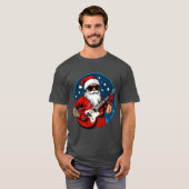 Gitarist Kerstman T-Shirt (Voorkant volledig)