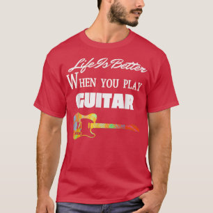  gitarist Lover Instrument Elektrisch T-shirt