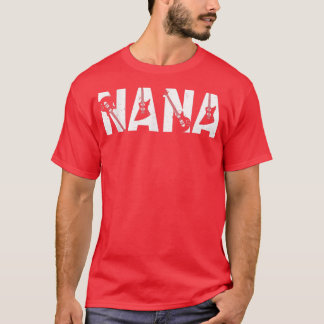 gitarist mammie Funny Nana Music Guitar Mothers Da T-shirt
