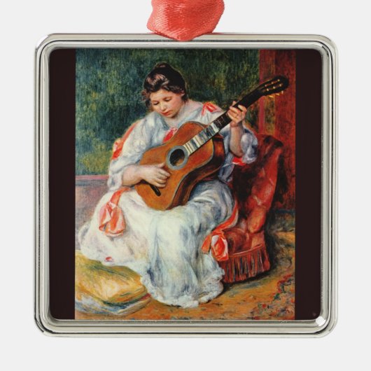 gitarist metalen ornament (Voorkant)