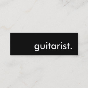 gitarist. mini visitekaartje