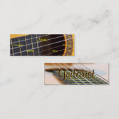 gitarist mini visitekaartje (Voorkant / Achterkant)