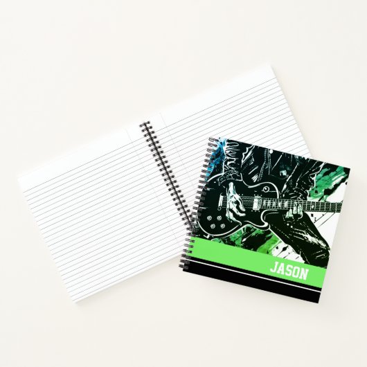 Gitarist Notitieboek (Binnen)