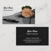 Gitarist Peach Roos Design Guitar Instructor Visitekaartje (Voorkant / Achterkant)