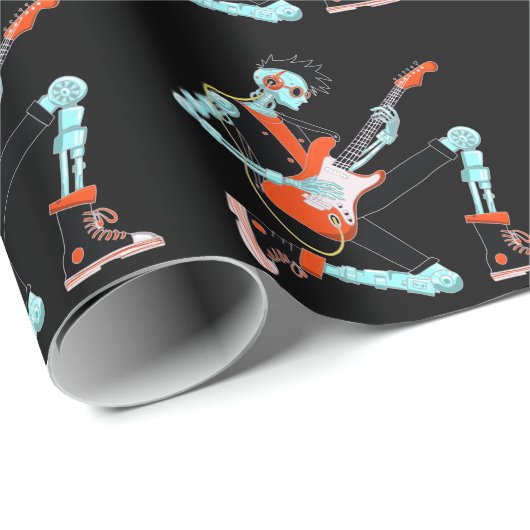 Gitarist Robot Cadeaupapier (Rol Hoek)