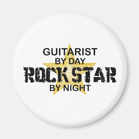 Gitarist Rock Star by Night Magneet (Voorkant)