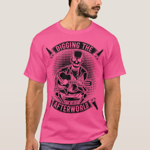 Gitarist Skeleton - instrument akoestische gitaar T-shirt