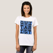 Gitarist, Snaarinstrumentalist T-shirt (Voorkant volledig)