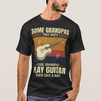 Gitarist Sommige Opa's Slaap Lekker Opa's Spelen G T-shirt