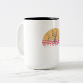  gitarist tweekleurige koffiemok (Voorkant links)