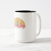  gitarist tweekleurige koffiemok (Voorkant rechts)