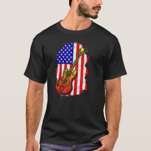  gitarist US American Flag 10 T-shirt