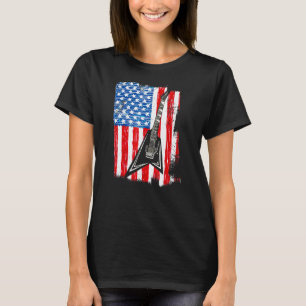 gitarist US American Flag 30 T-shirt