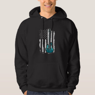  gitarist US American Flag 6 Hoodie