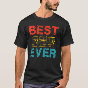 Gitarist Vader Beste Papa Ooit D A D Akkoord Gitaa T-shirt