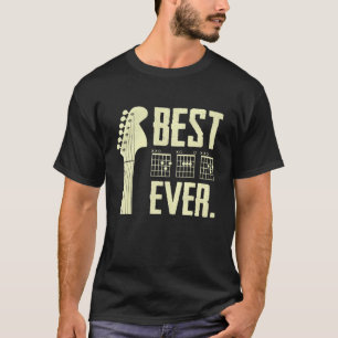 Gitarist Vader Beste Papa Ooit D A D Akkoord Gitaa T-shirt
