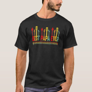 Gitarist Vader Beste Papa Ooit Gitaar Vaderdag T-shirt