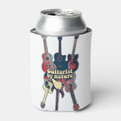 gitarist van natuur. , kleurrijke gitaren blikjeskoeler (Blikje Voorkant)