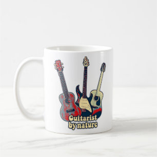 gitarist van natuur. , kleurrijke gitaren koffiemok