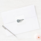 gitarist van Rubin & Floyd's Vierkante Sticker (Envelop)