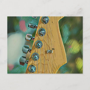 gitarist verjaardagscadeau briefkaart