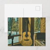 Gitarist verjaardagscadeau briefkaart (Voorkant / Achterkant)