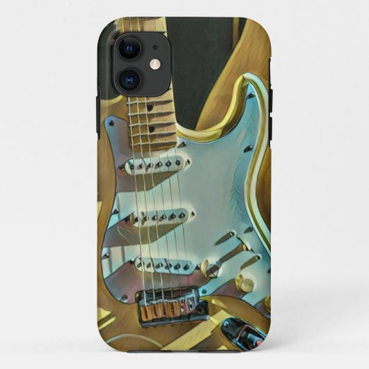  gitarist verjaardagscadeau Case-Mate iPhone case (Achterkant)