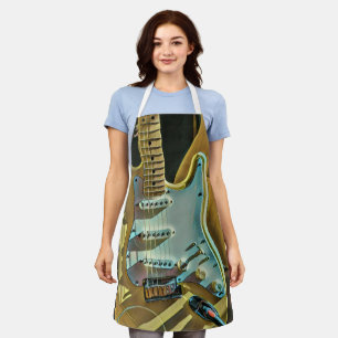 gitarist verjaardagscadeau schort
