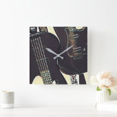  gitarist verjaardagscadeau vierkante klok (Huis)