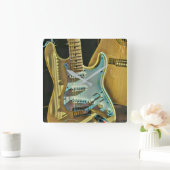  gitarist verjaardagscadeau vierkante klok (Huis)