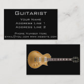 gitarist visitekaartje (Voorkant / Achterkant)