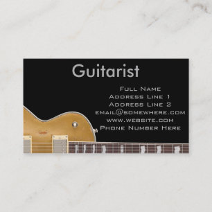 gitarist visitekaartje