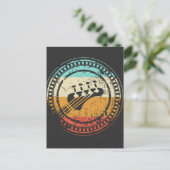  gitarist voor hoofdvoorraadretroflector briefkaart (Staand voorkant)